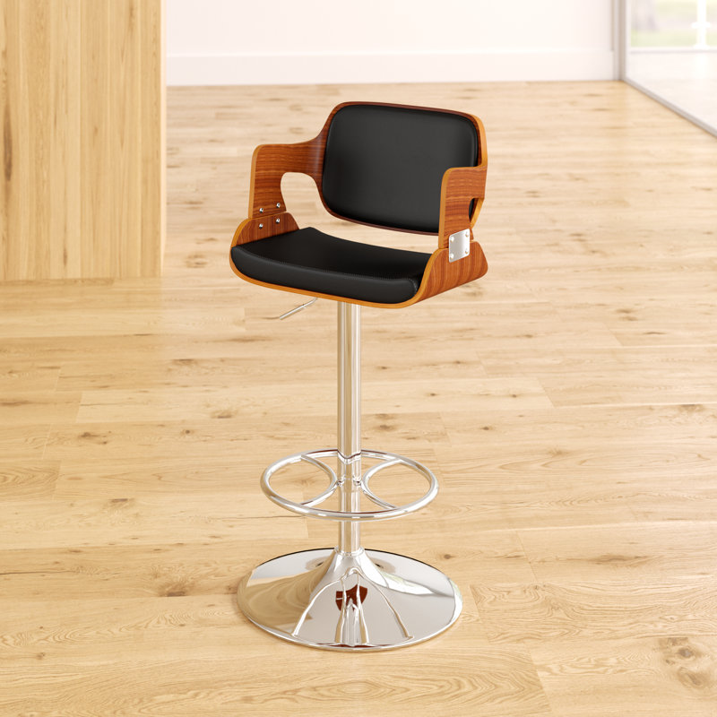 Corrigan Studio Adjustable Height Swivel Bar Stool & Reviews Wayfair